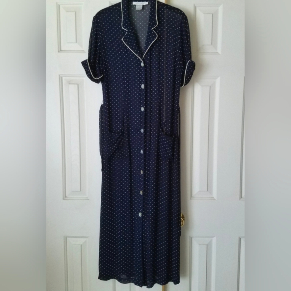Rouje style Vintage Sheer polka dot dress,